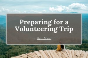 Matt Dixon Greenville SC volunteering trip